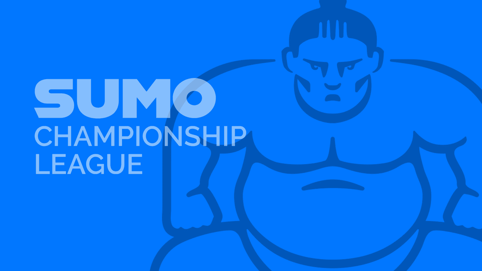 Sumo Championship League Logo in Blue